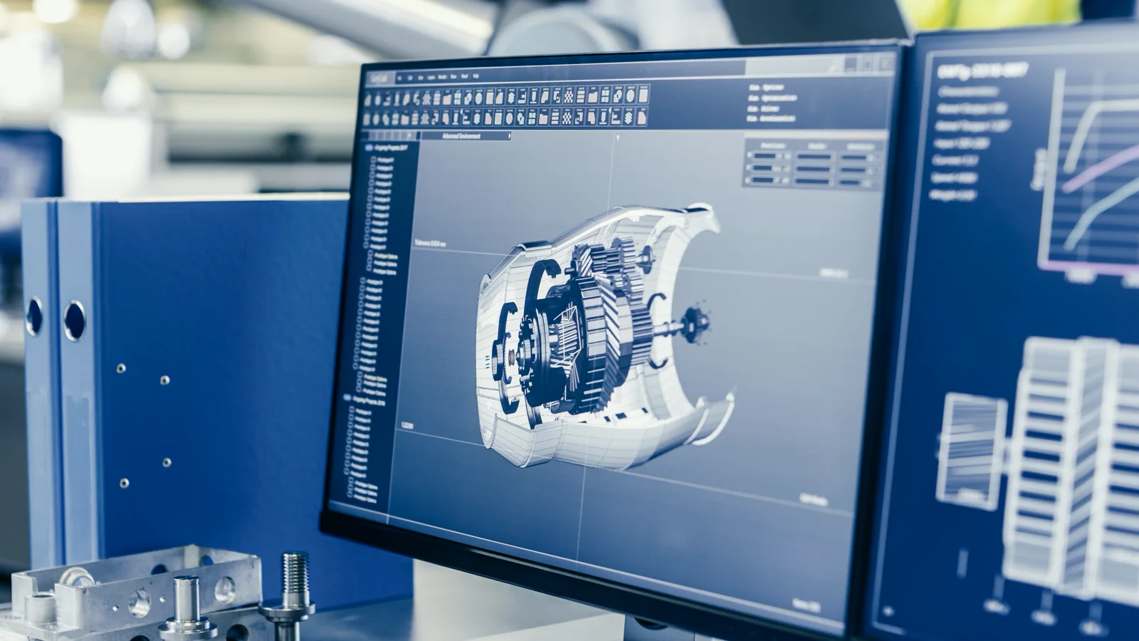 用于工程评审的机械 CAD 工作站