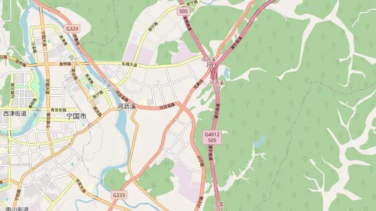 显示中国安徽省宁国市的地图